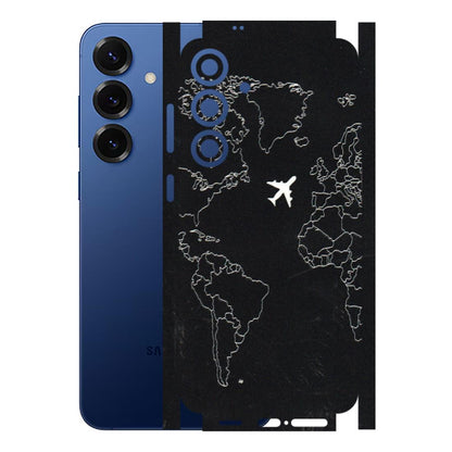 Samsung A/S Series Phone Skins (All Models) - Never Ending Travel - 3D Embossed Finish (L-79) Samsung Galaxy S25 Plus