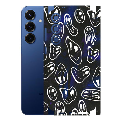 Samsung A/S Series Phone Skins (All Models) - Distorted Smileys - 3D Embossed Finish (L-92) Samsung Galaxy S25 Plus