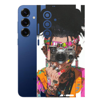 Samsung A/S Series Phone Skins (All Models) - Camera Lover Girl - Matte Finish (M-09) Samsung Galaxy S25 Plus
