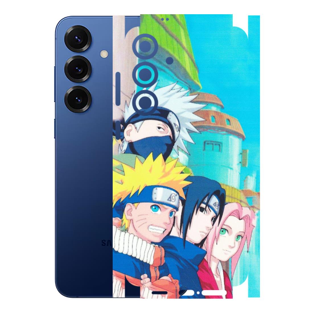 Samsung A/S Series Phone Skins (All Models) - Team Minato And Kakashi - Matte Finish (M-101) Samsung Galaxy S25 Plus