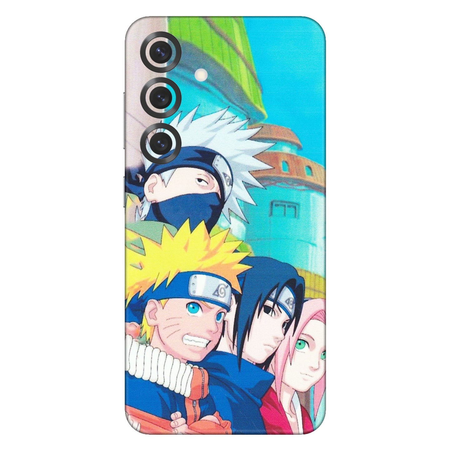 Samsung A/S Series Phone Skins (All Models) - Team Minato And Kakashi - Matte Finish (M-101) Samsung Galaxy S25 Plus