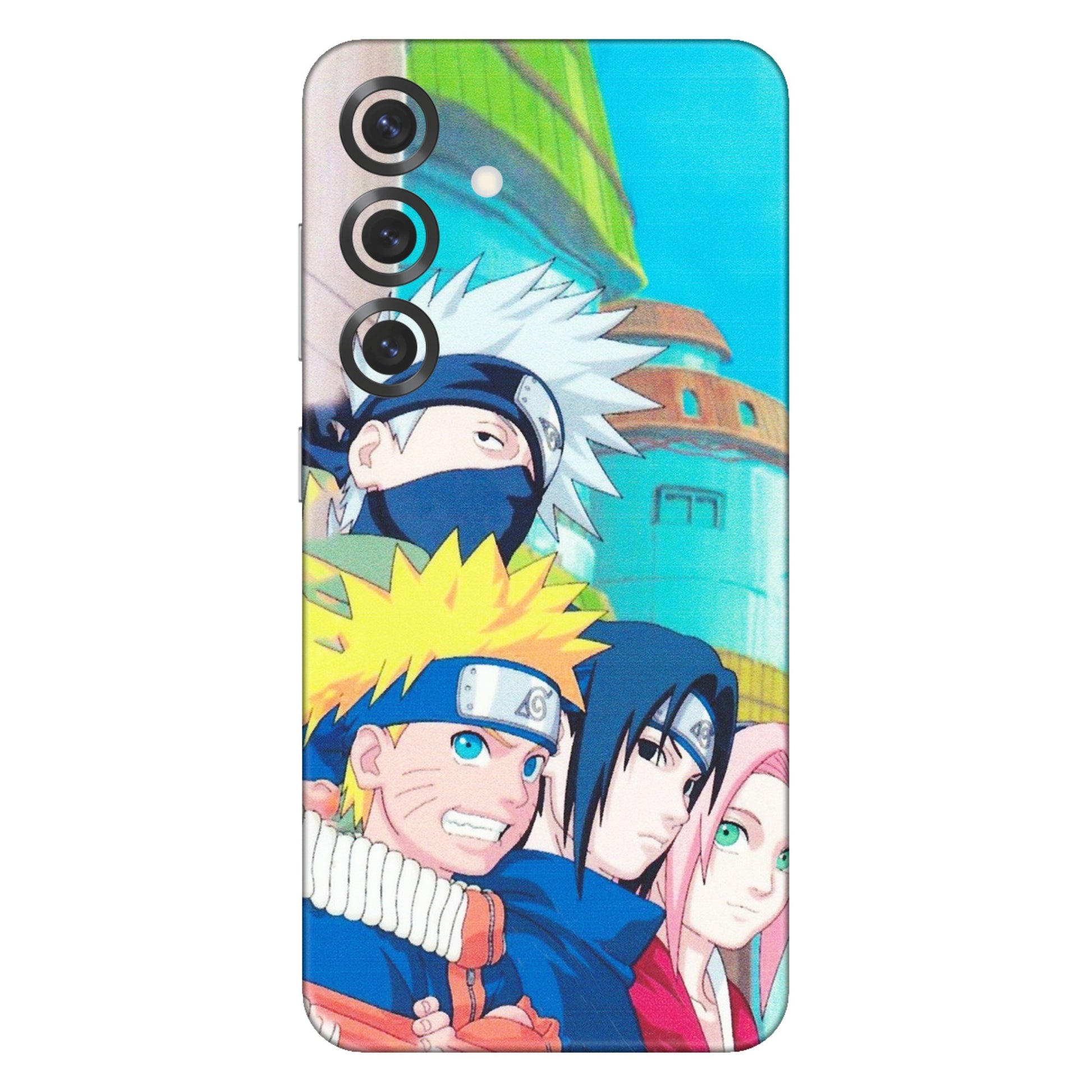 Samsung A/S Series Phone Skins (All Models) - Team Minato And Kakashi - Matte Finish (M-101) Samsung Galaxy S25 Plus