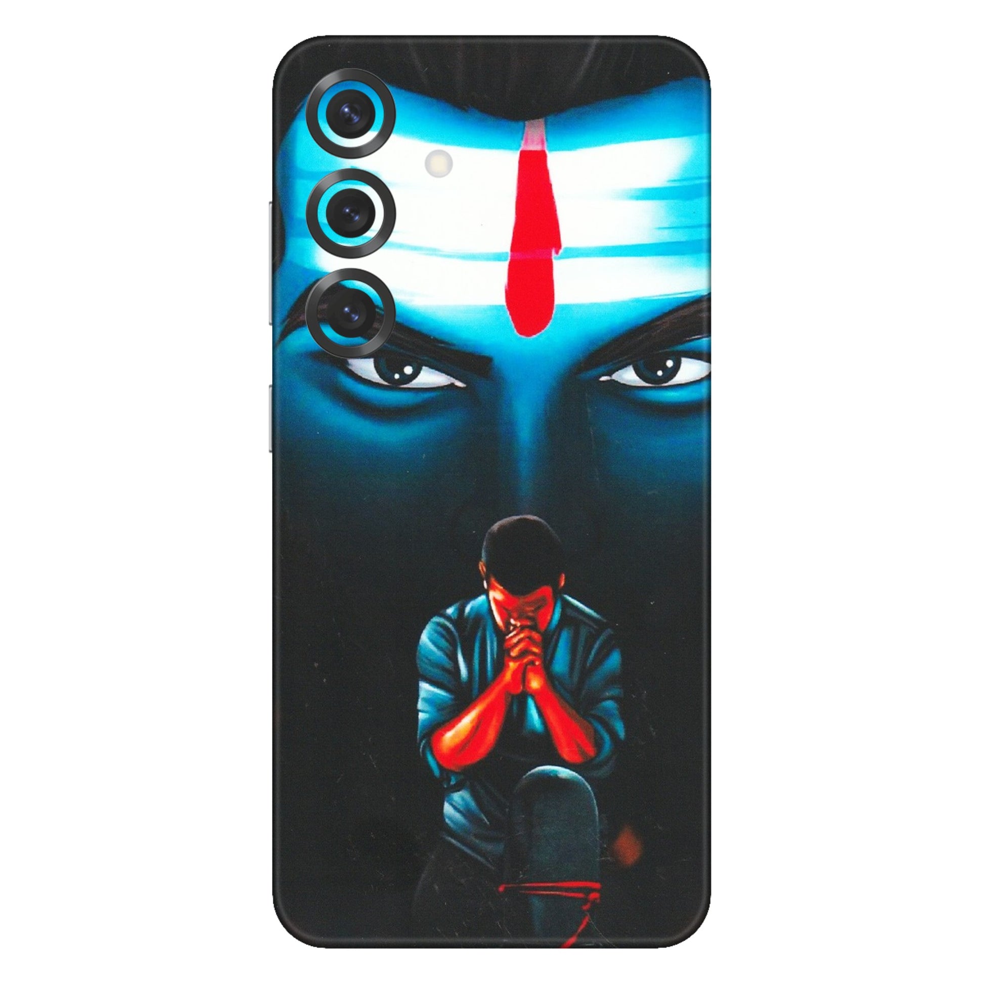 Samsung A/S Series Phone Skins (All Models) - Mahakal Bhakt - Matte Finish (M-112) Samsung Galaxy S25 Plus