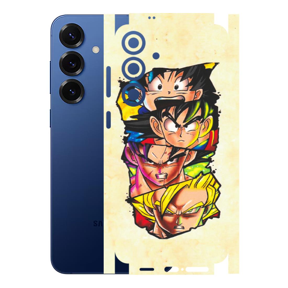 Samsung A/S Series Phone Skins (All Models) - Angry Multi Anime - Matte Finish (M-113) Samsung Galaxy S25 Plus