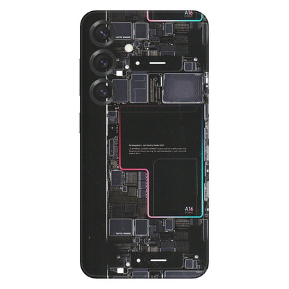 Samsung A/S Series Phone Skins (All Models) - Motherboard Circuit Layout - Matte Finish (M-117) Samsung Galaxy S25 Plus