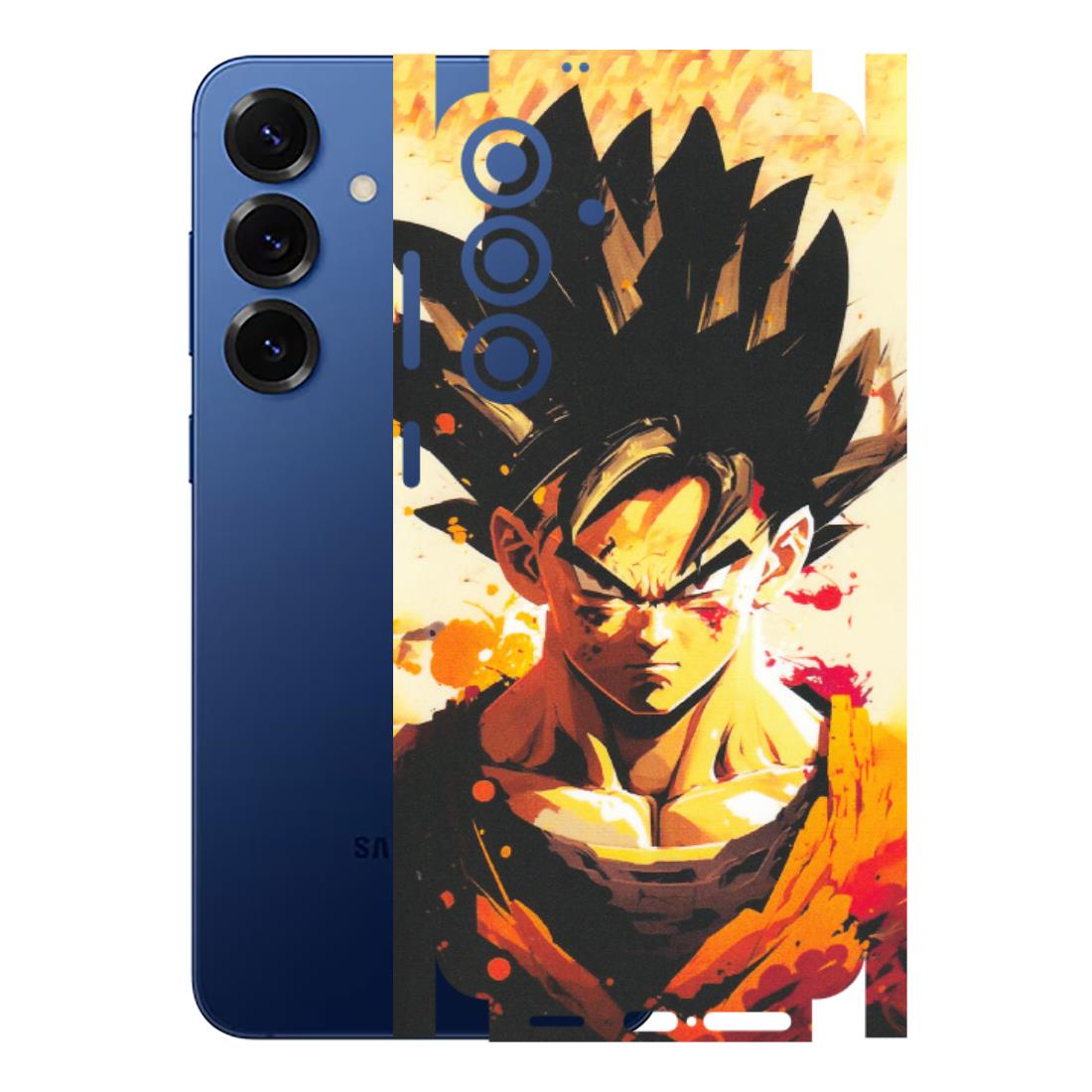 Samsung A/S Series Phone Skins (All Models) - Angry Goku - Matte Finish (M-12) Samsung Galaxy S25 Plus