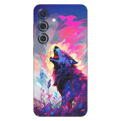 Samsung A/S Series Phone Skins (All Models) - New Wild Wolf Abstract - Matte Finish (M-125) Samsung Galaxy S25 Plus
