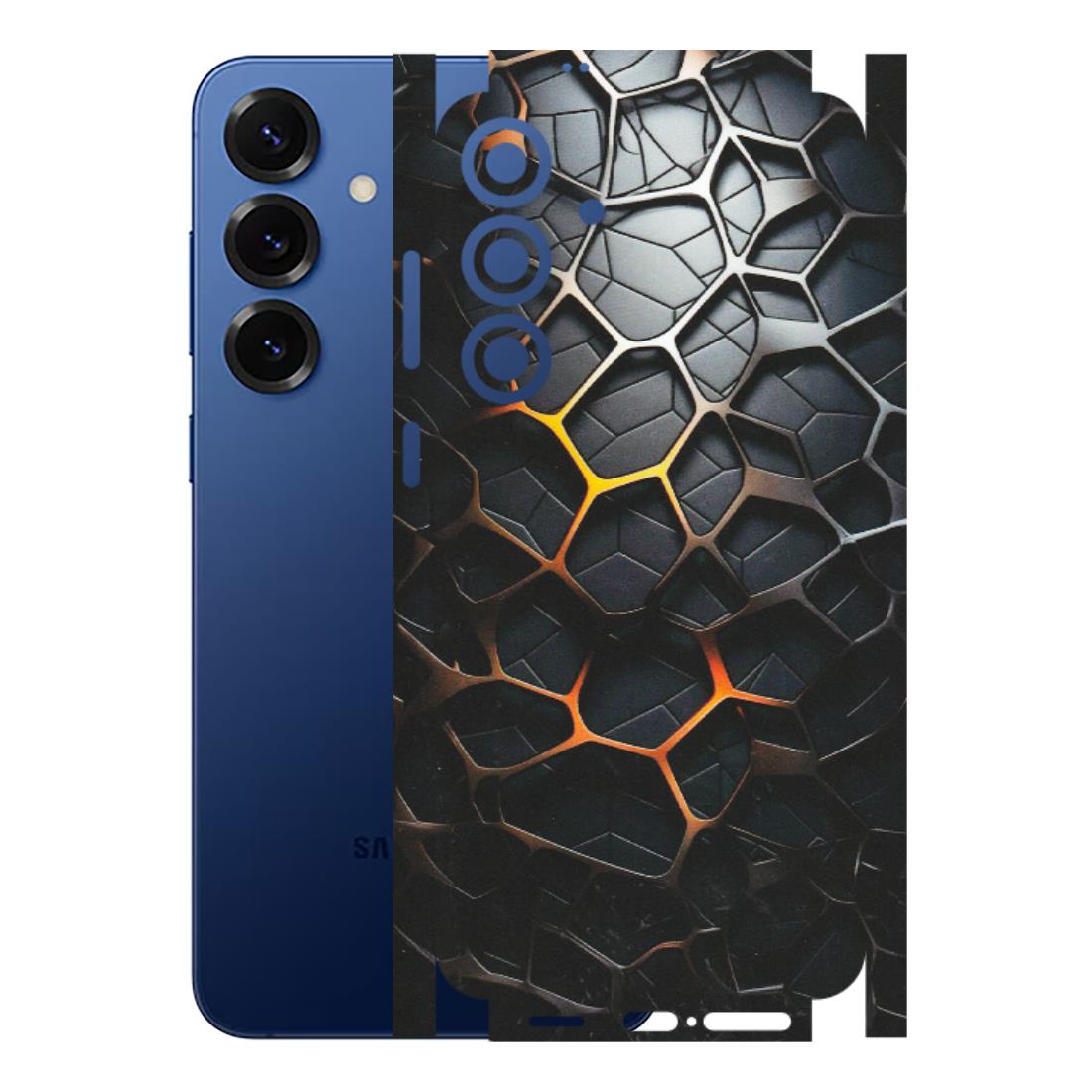 Samsung A/S Series Phone Skins (All Models) - New Abstract Graphite Tiles - Matte Finish (M-130) Samsung Galaxy S25 Plus