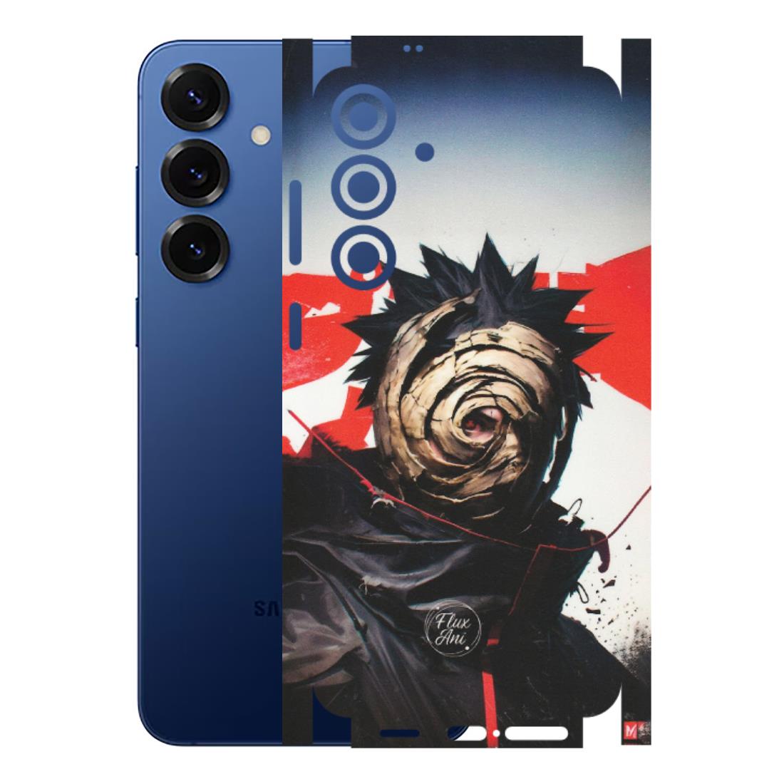 Samsung A/S Series Phone Skins (All Models) - Obito Uchiha Cool Anime - Matte Finish (M-134) Samsung Galaxy S25 Plus