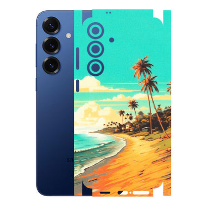 Samsung A/S Series Phone Skins (All Models) - Miami Beach - Matte Finish (M-136) Samsung Galaxy S25 Plus