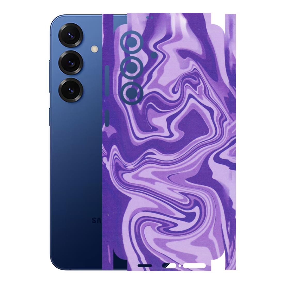 Samsung A/S Series Phone Skins (All Models) - Hazy Purple Nights - Matte Finish (M-14) Samsung Galaxy S25 Plus