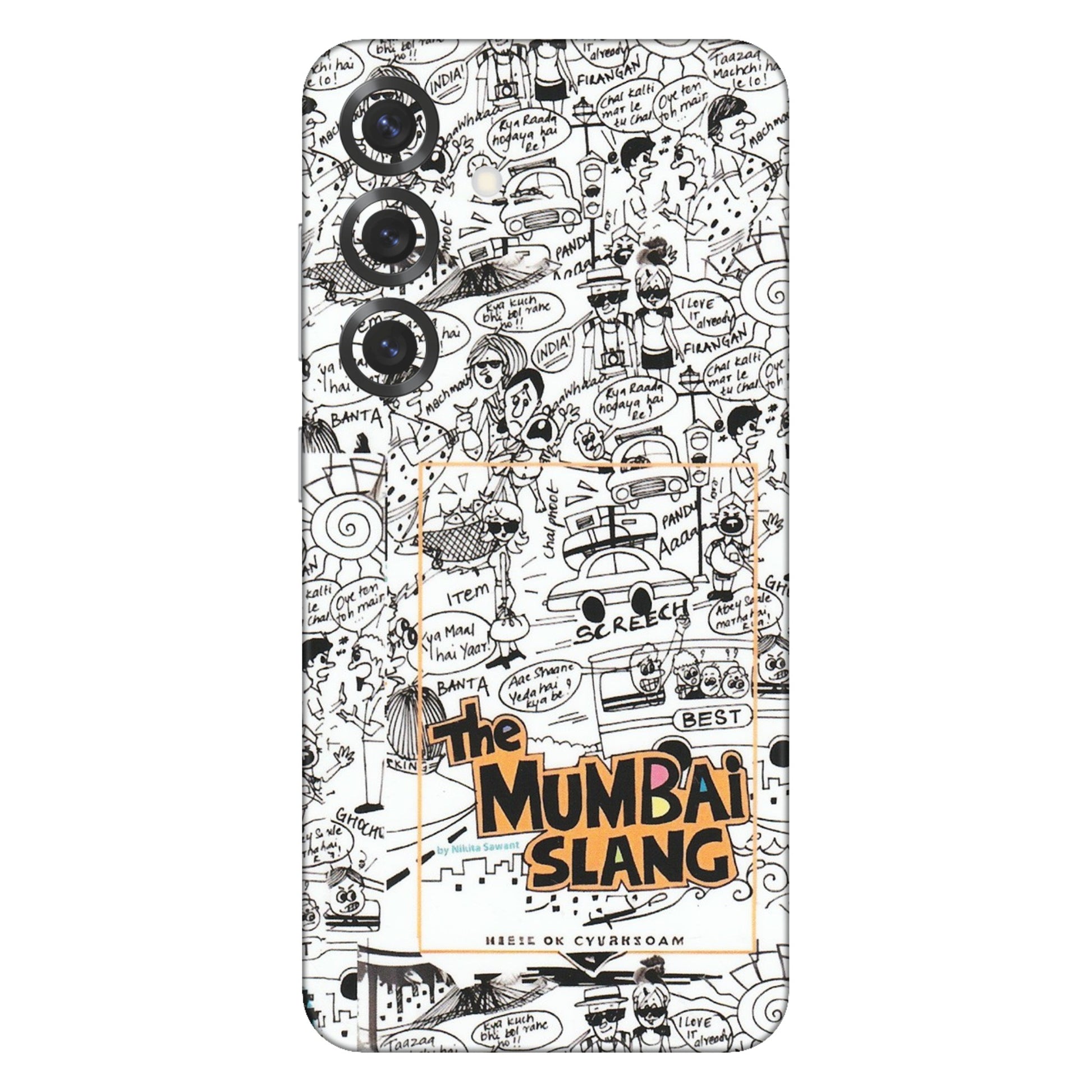 Samsung A/S Series Phone Skins (All Models) - The Mumbai Slang - Matte Finish (M-142) Samsung Galaxy S25 Plus