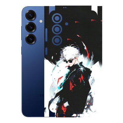 Samsung A/S Series Phone Skins (All Models) - Gojo Powerful Charater Kaisen Anime - Matte Finish (M-144) Samsung Galaxy S25 Plus