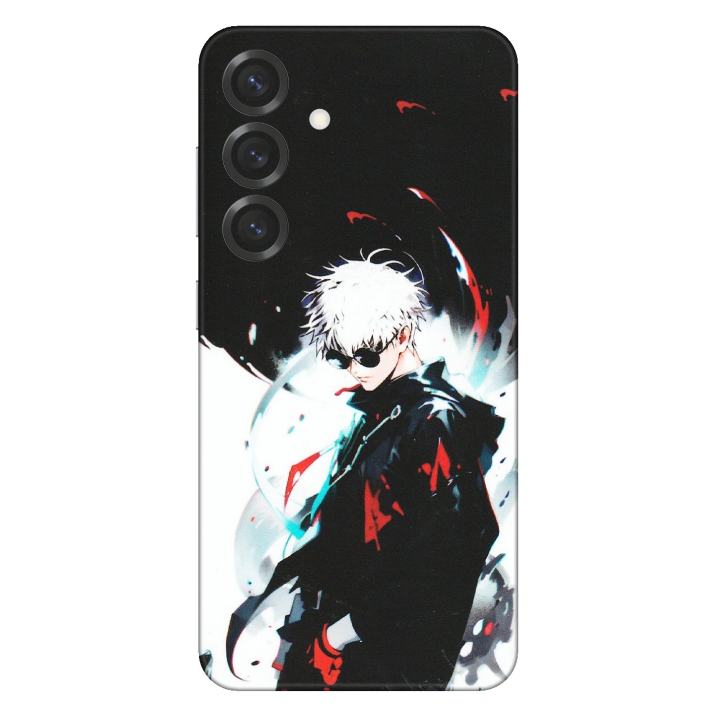 Samsung A/S Series Phone Skins (All Models) - Gojo Powerful Charater Kaisen Anime - Matte Finish (M-144) Samsung Galaxy S25 Plus