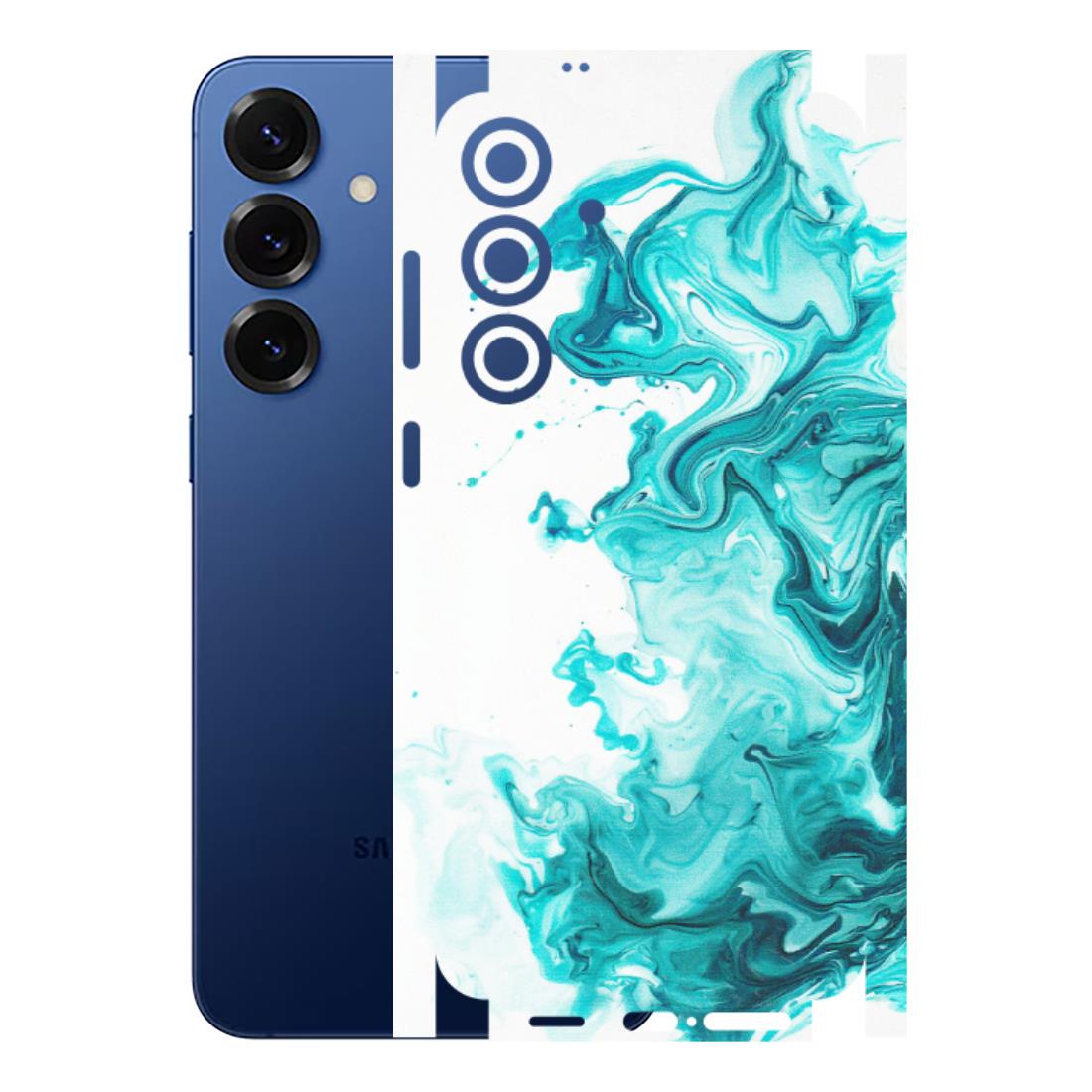 Samsung A/S Series Phone Skins (All Models) - Sky Blue Abstract Colour - Matte Finish (M-146) Samsung Galaxy S25 Plus