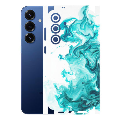 Samsung A/S Series Phone Skins (All Models) - Sky Blue Abstract Colour - Matte Finish (M-146) Samsung Galaxy S25 Plus