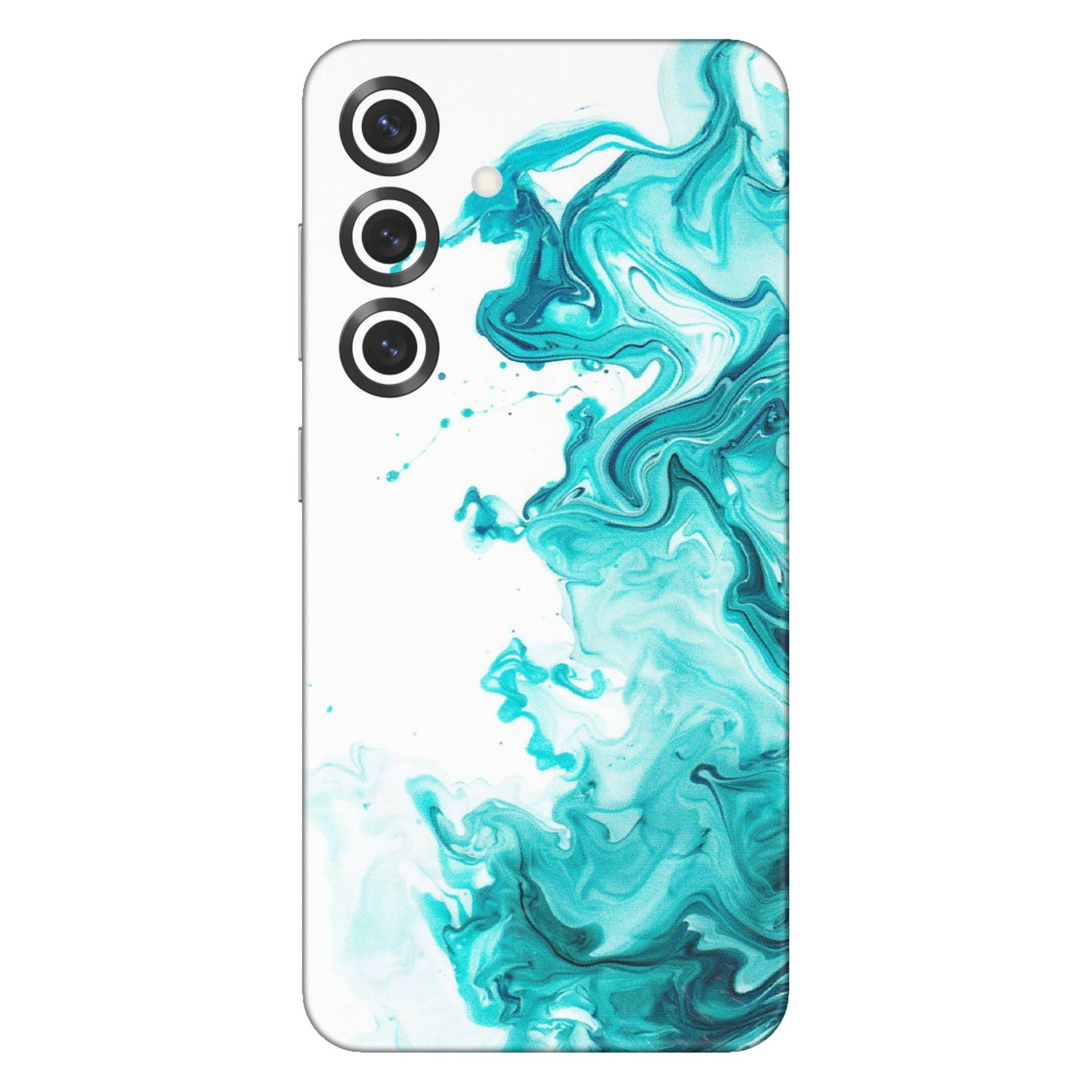 Samsung A/S Series Phone Skins (All Models) - Sky Blue Abstract Colour - Matte Finish (M-146) Samsung Galaxy S25 Plus