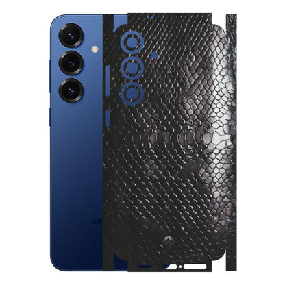 Samsung A/S Series Phone Skins (All Models) - Black Snack Leather - Matte Finish (M-147) Samsung Galaxy S25 Plus