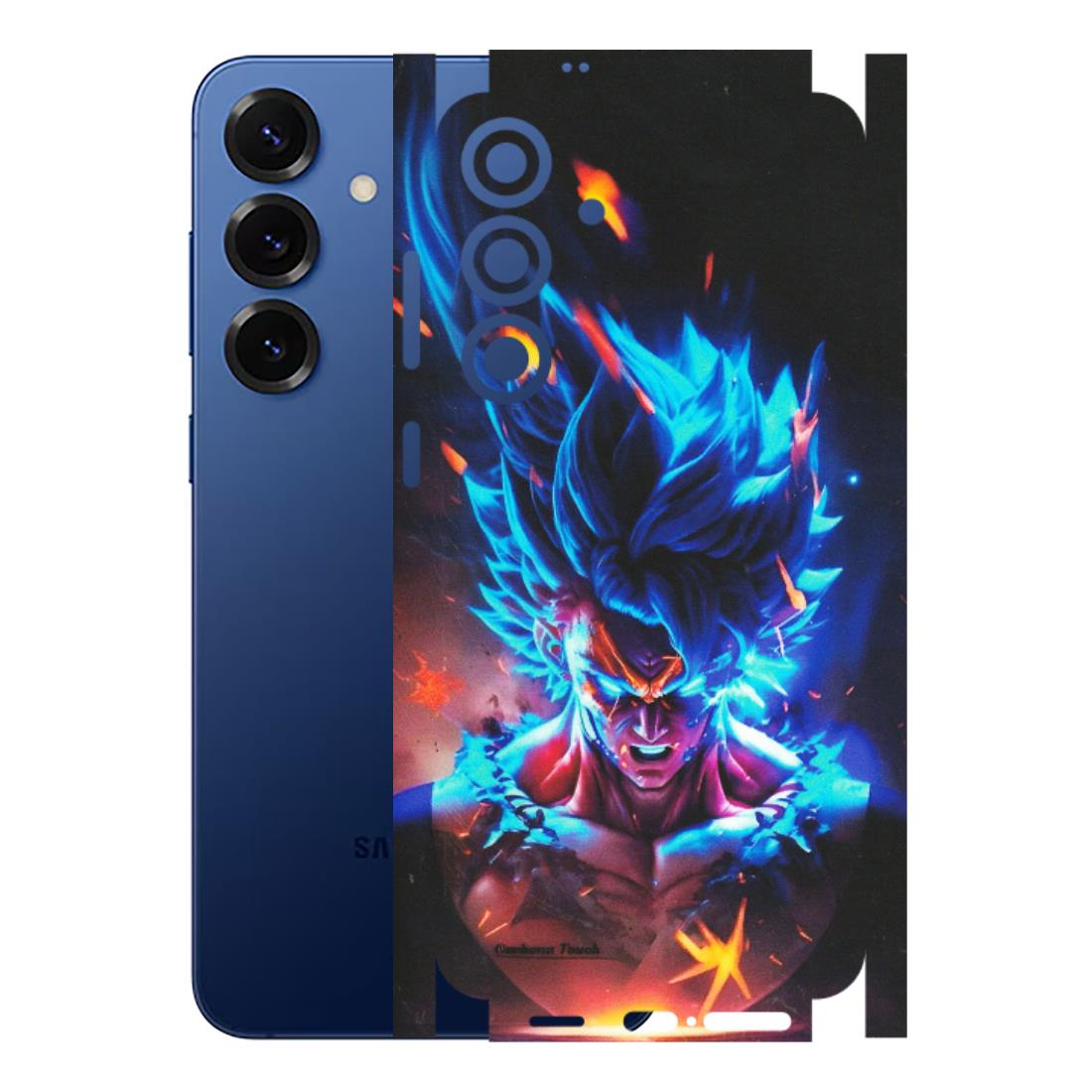 Samsung A/S Series Phone Skins (All Models) - Angry Goku Dragon Ball Anime - Matte Finish (M-150) Samsung Galaxy S25 Plus