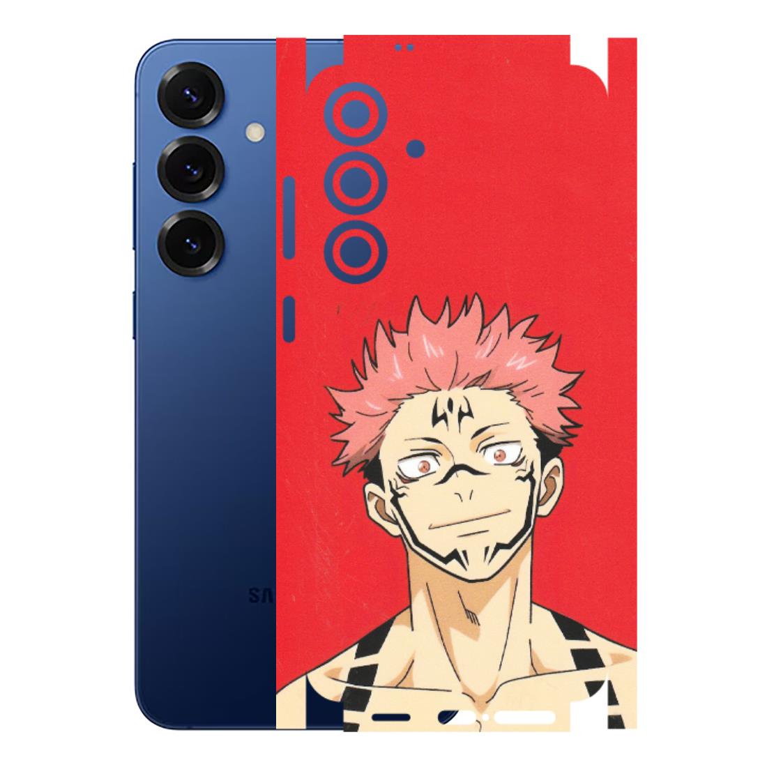 Samsung A/S Series Phone Skins (All Models) - Ryomen Sukuna Fun Anime - Matte Finish (M-153) Samsung Galaxy S25 Plus