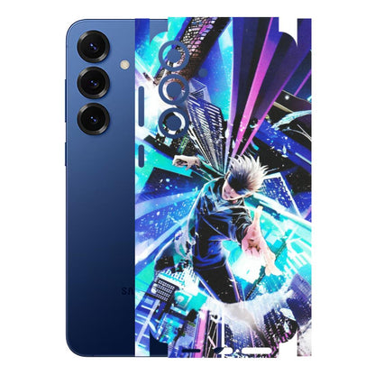 Samsung A/S Series Phone Skins (All Models) - Manga Action Jujustu Kaisen Anime - Matte Finish (M-155) Samsung Galaxy S25 Plus