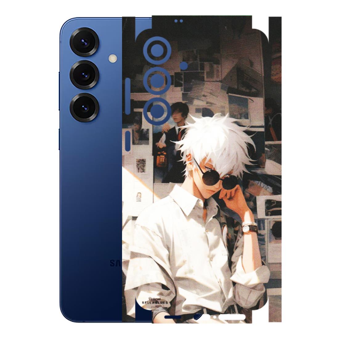 Samsung A/S Series Phone Skins (All Models) - Gojo Satoru Jujustu Kaisen Anime - Matte Finish (M-156) Samsung Galaxy S25 Plus