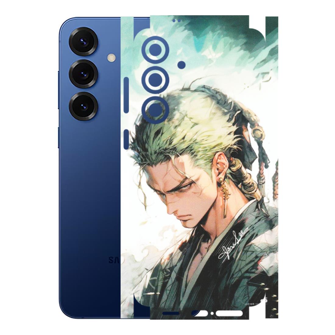 Samsung A/S Series Phone Skins (All Models) - Pirate Hunter One Piece Anime - Matte Finish (M-157) Samsung Galaxy S25 Plus