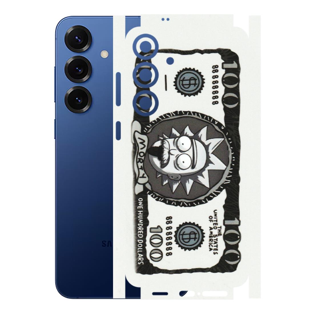 Samsung A/S Series Phone Skins (All Models) - Rick And Morty Hundred Dollar Anime - Matte Finish (M-161) Samsung Galaxy S25 Plus