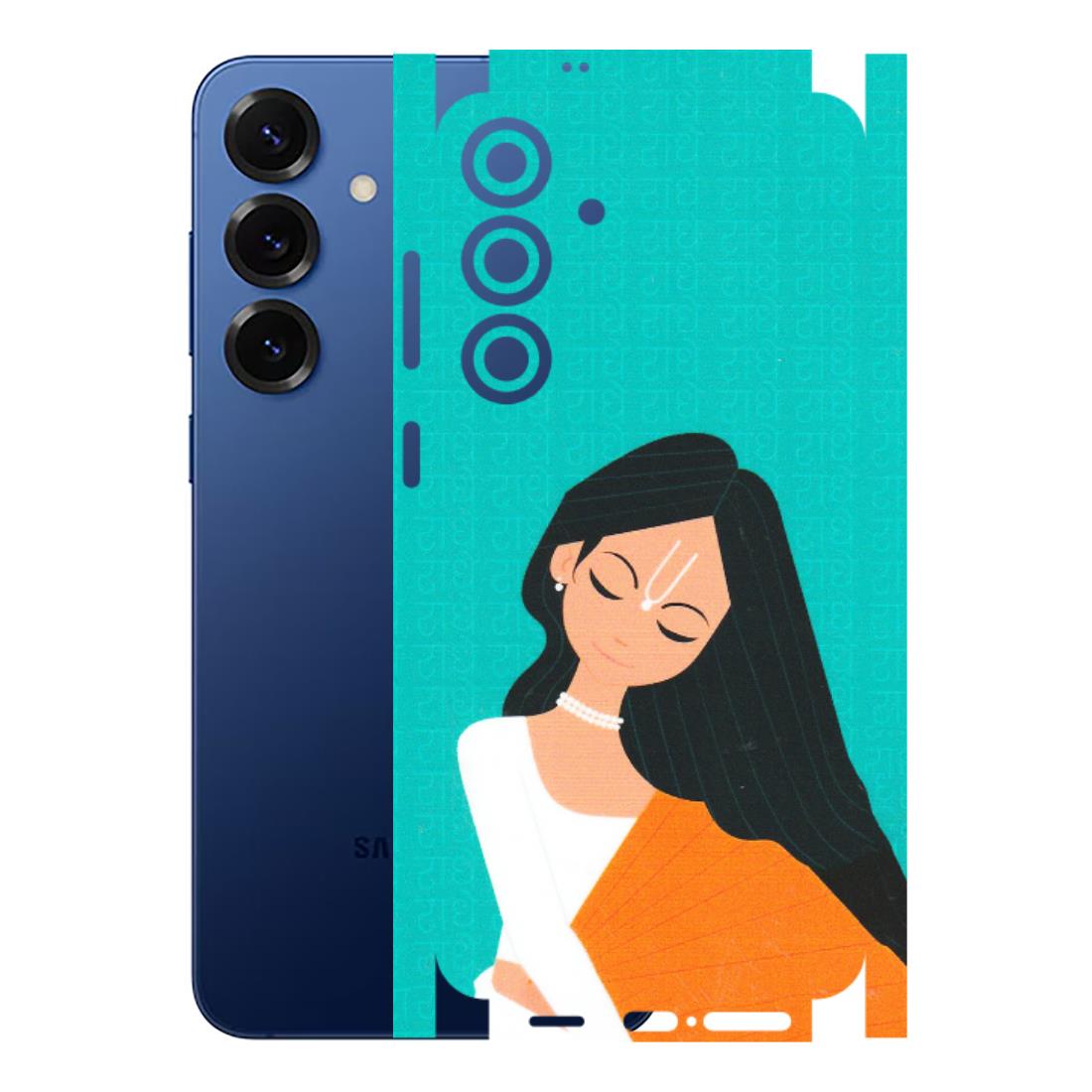 Samsung A/S Series Phone Skins (All Models) - Radhe Radhe With Hindu Symbol - Matte Finish (M-164) Samsung Galaxy S25 Plus