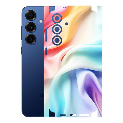 Samsung A/S Series Phone Skins (All Models) - Colourful Silk Cloth - Matte Finish (M-165) Samsung Galaxy S25 Plus