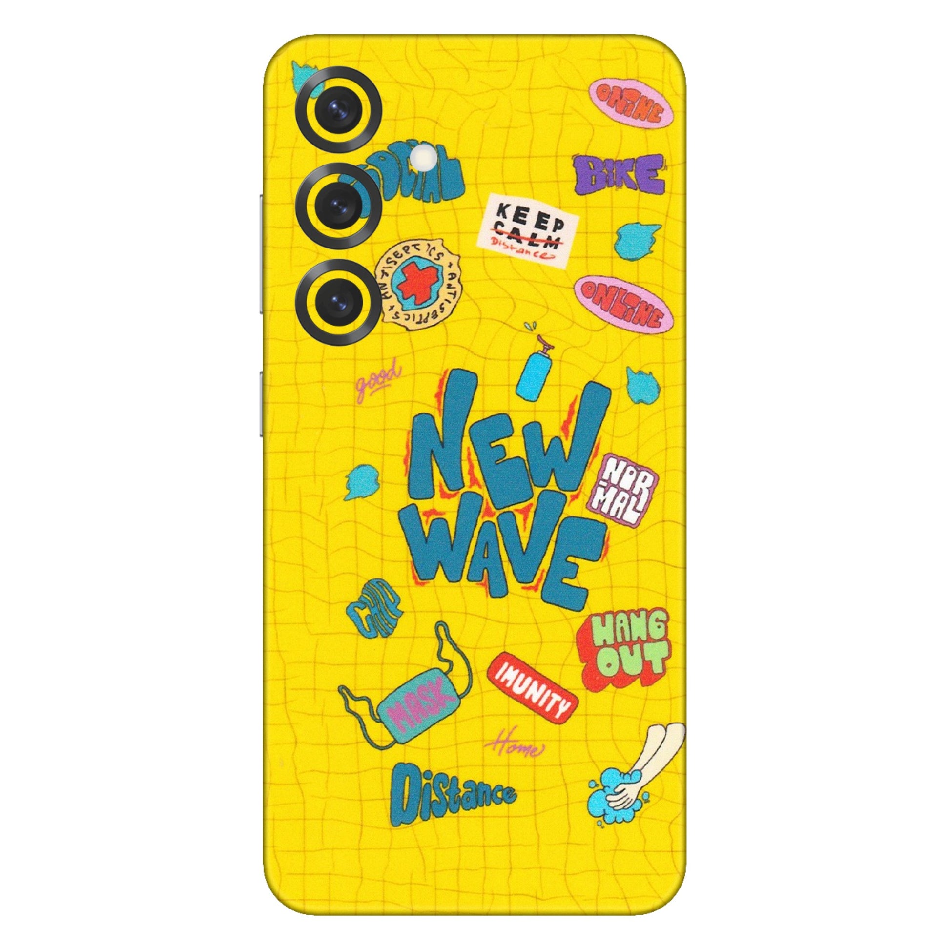 Samsung A/S Series Phone Skins (All Models) - New Wave Life - Matte Finish (M-17) Samsung Galaxy S25 Plus