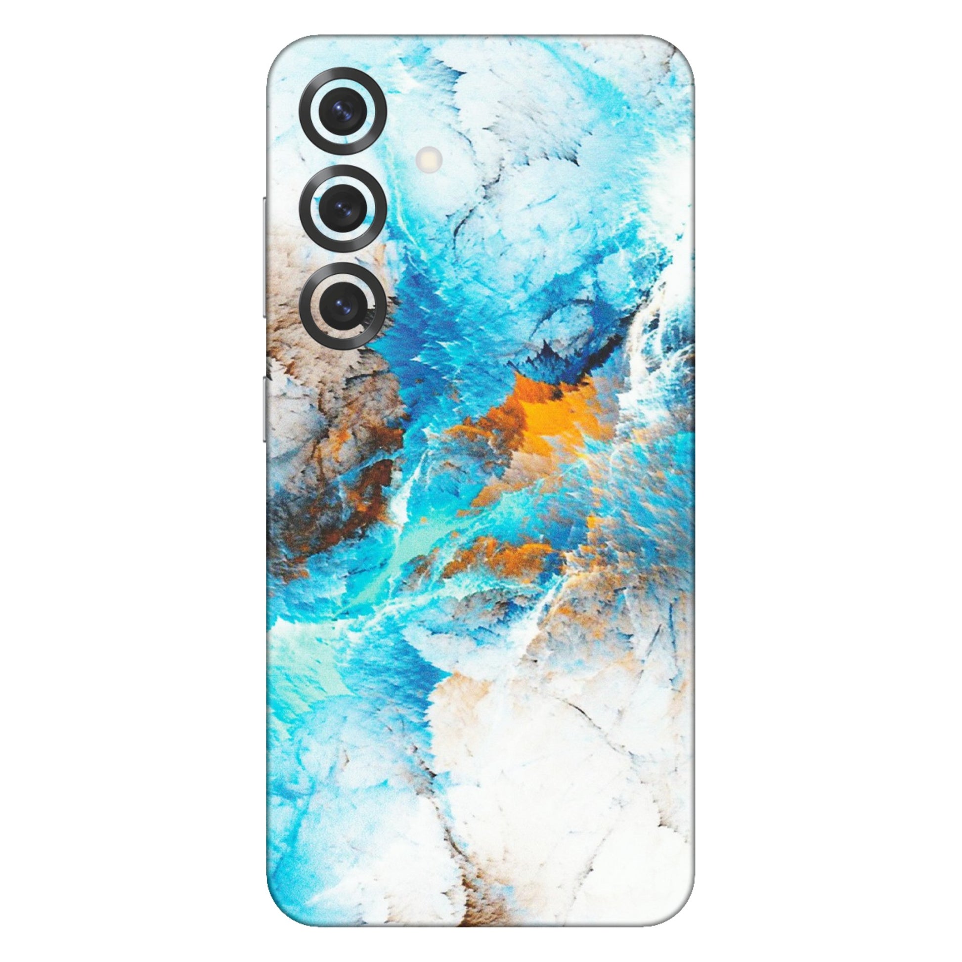 Samsung A/S Series Phone Skins (All Models) - Blue Waves Abstract - Matte Finish (M-19) Samsung Galaxy S25 Plus