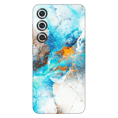 Samsung A/S Series Phone Skins (All Models) - Blue Waves Abstract - Matte Finish (M-19) Samsung Galaxy S25 Plus