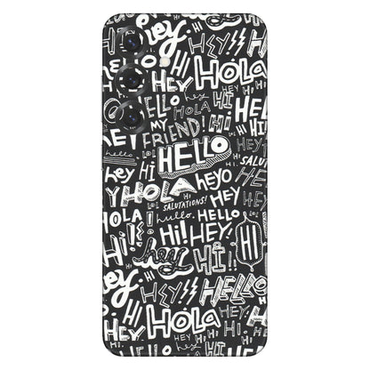 Samsung A/S Series Phone Skins (All Models) - Hi Hello Doodles - Matte Finish (M-25) Samsung Galaxy S25 Plus