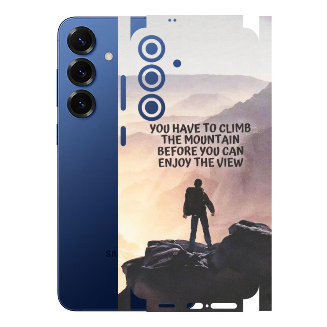 Samsung A/S Series Phone Skins (All Models) - Motivational Hiking Mountain - Matte Finish (M-28) Samsung Galaxy S25 Plus