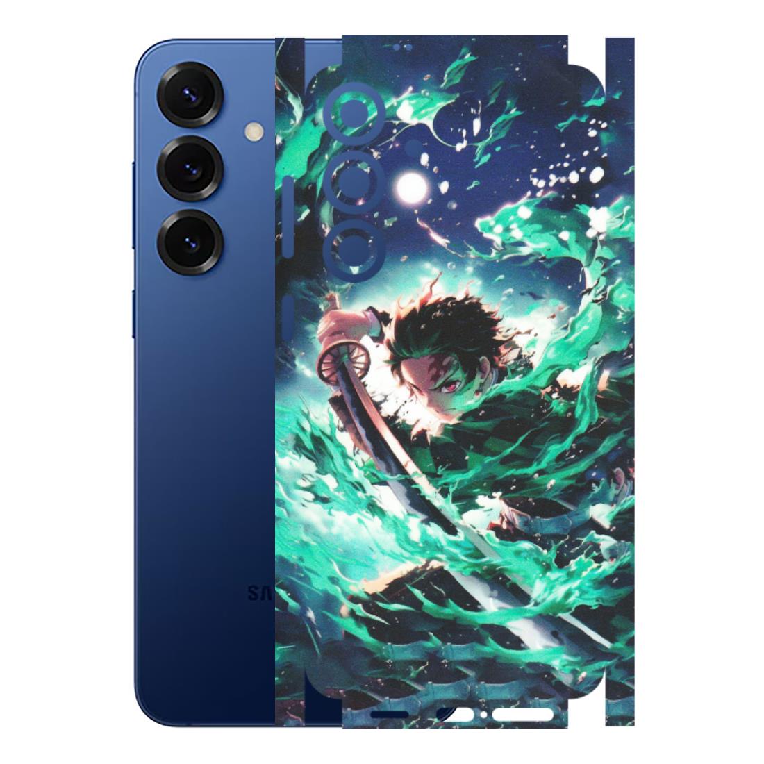 Samsung A/S Series Phone Skins (All Models) - Sword Fighter Anime - Matte Finish (M-29) Samsung Galaxy S25 Plus