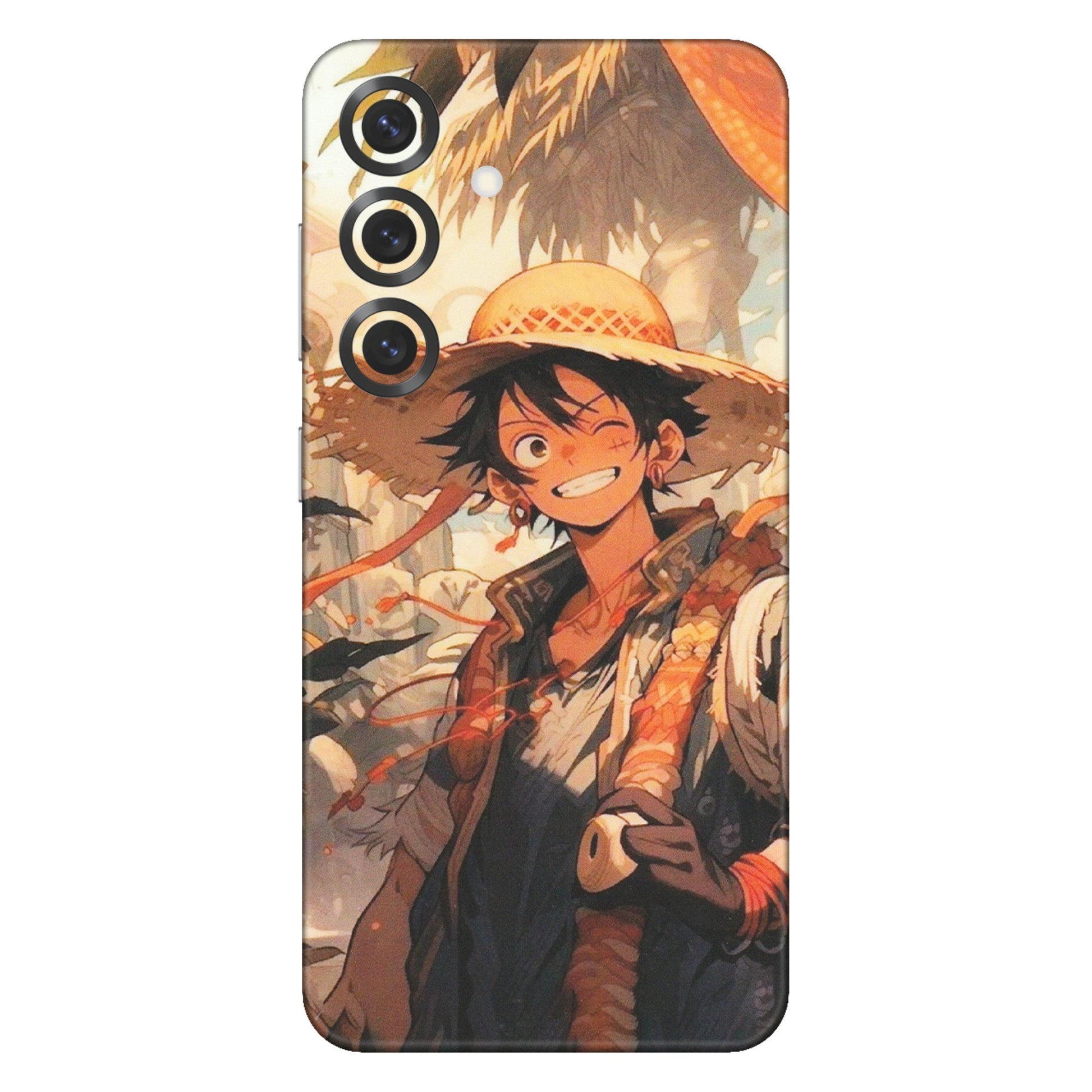 Samsung A/S Series Phone Skins (All Models) - Anime Character Smile - Matte Finish (M-33) Samsung Galaxy S25 Plus