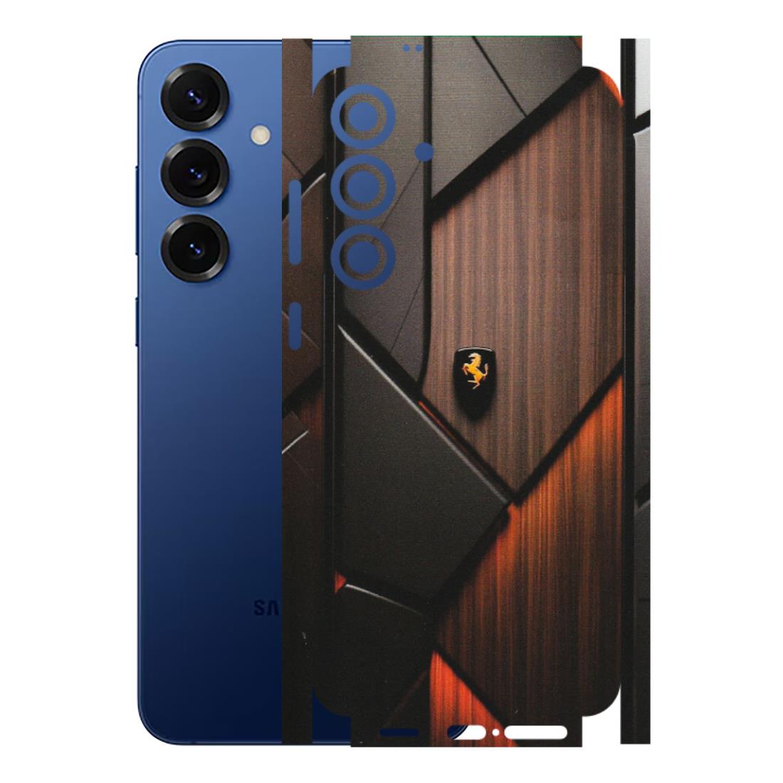 Samsung A/S Series Phone Skins (All Models) - Lambo Beauty Wood Pattern Sober - Matte Finish (M-51) Samsung Galaxy S25 Plus