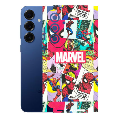 Samsung A/S Series Phone Skins (All Models) - Marvel Comic Spiderman Grafitti - Matte Finish (M-72) Samsung Galaxy S25 Plus