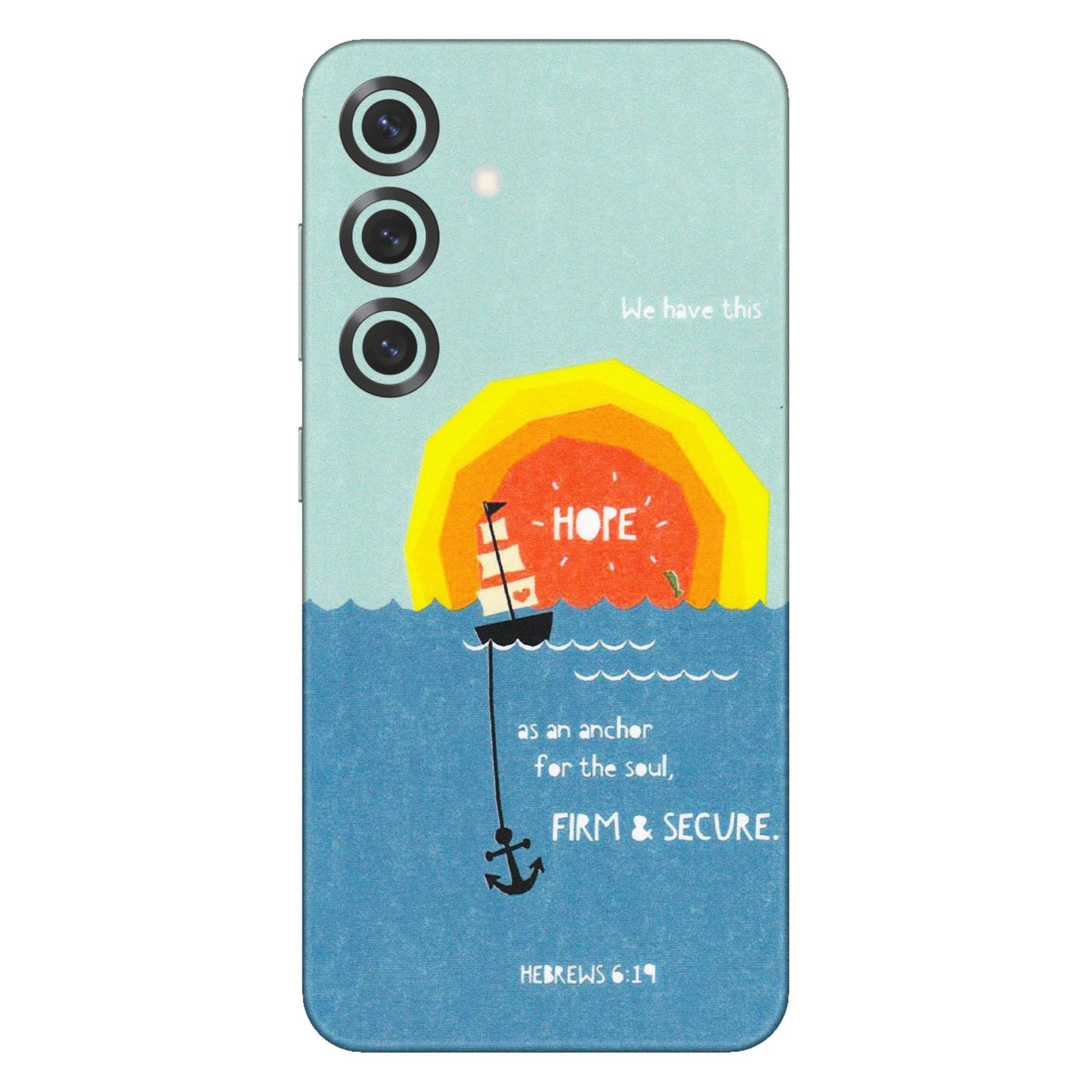 Samsung A/S Series Phone Skins (All Models) - A Beautiful Sunset of Hope - Matte Finish (M-75) Samsung Galaxy S25 Plus