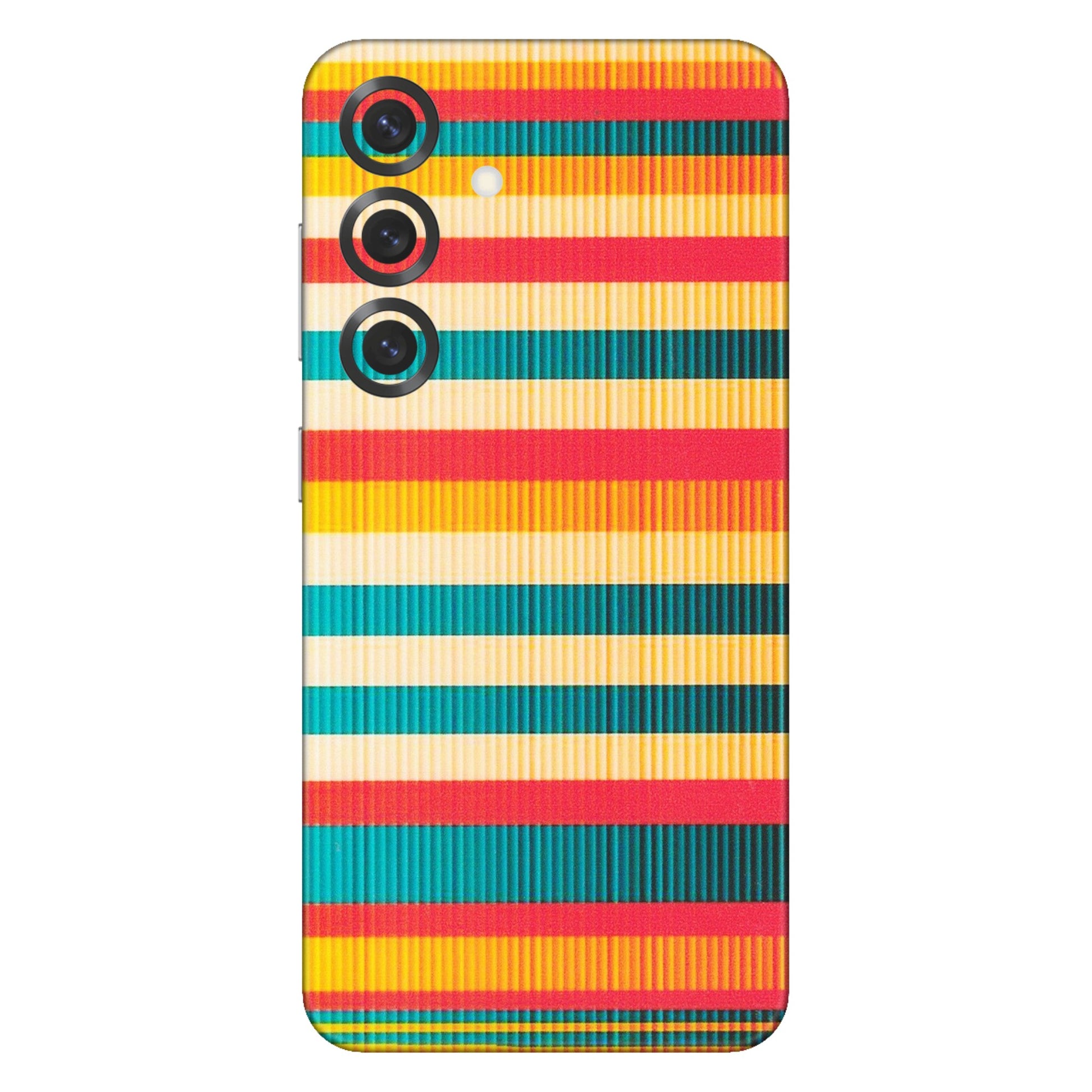 Samsung A/S Series Phone Skins (All Models) - Colourful Stripes Soothing Effect - Matte Finish (M-86) Samsung Galaxy S25 Plus