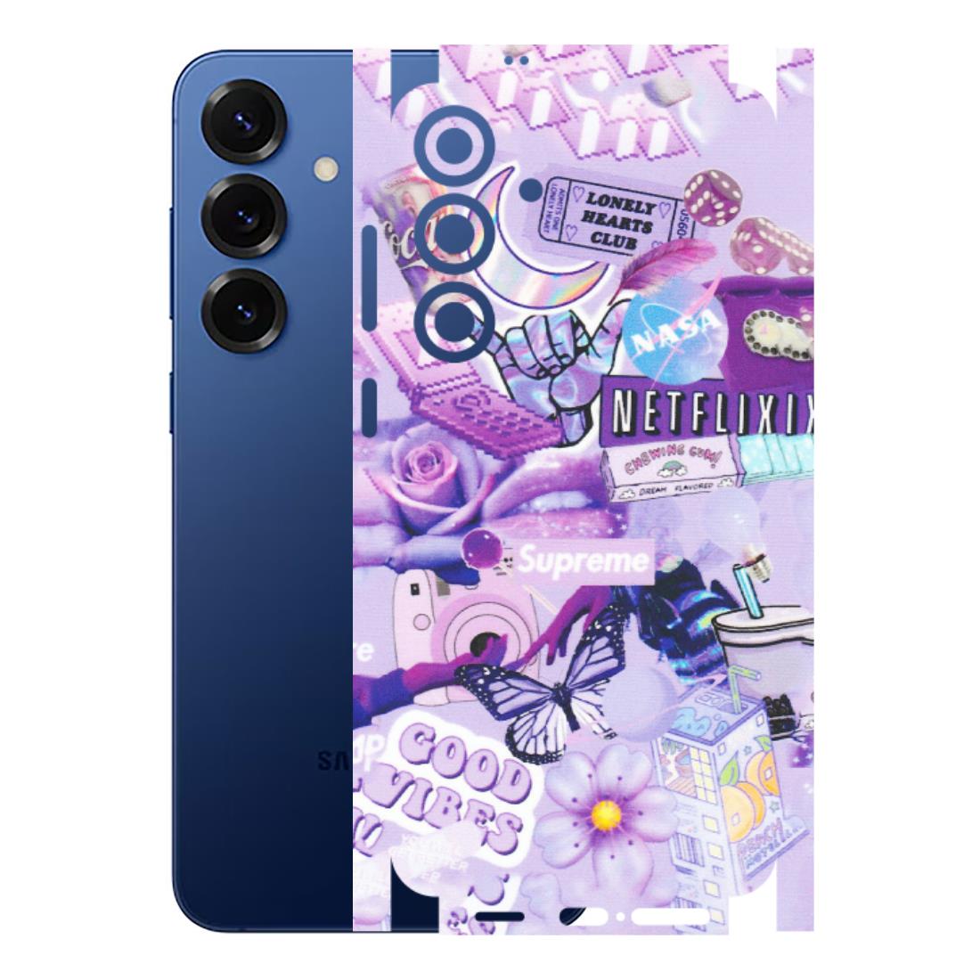 Samsung A/S Series Phone Skins (All Models) - Supreme Purple Magic - Matte Finish (M-88) Samsung Galaxy S25 Plus