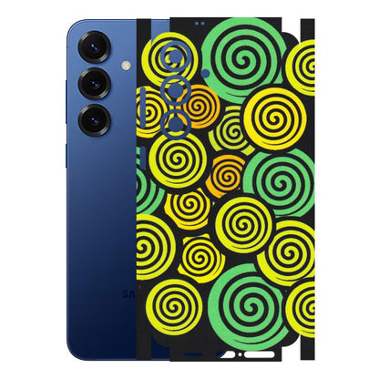 Samsung A/S Series Phone Skins (All Models) - Crazy Spiral - Matte Finish (M-91) Samsung Galaxy S25 Plus