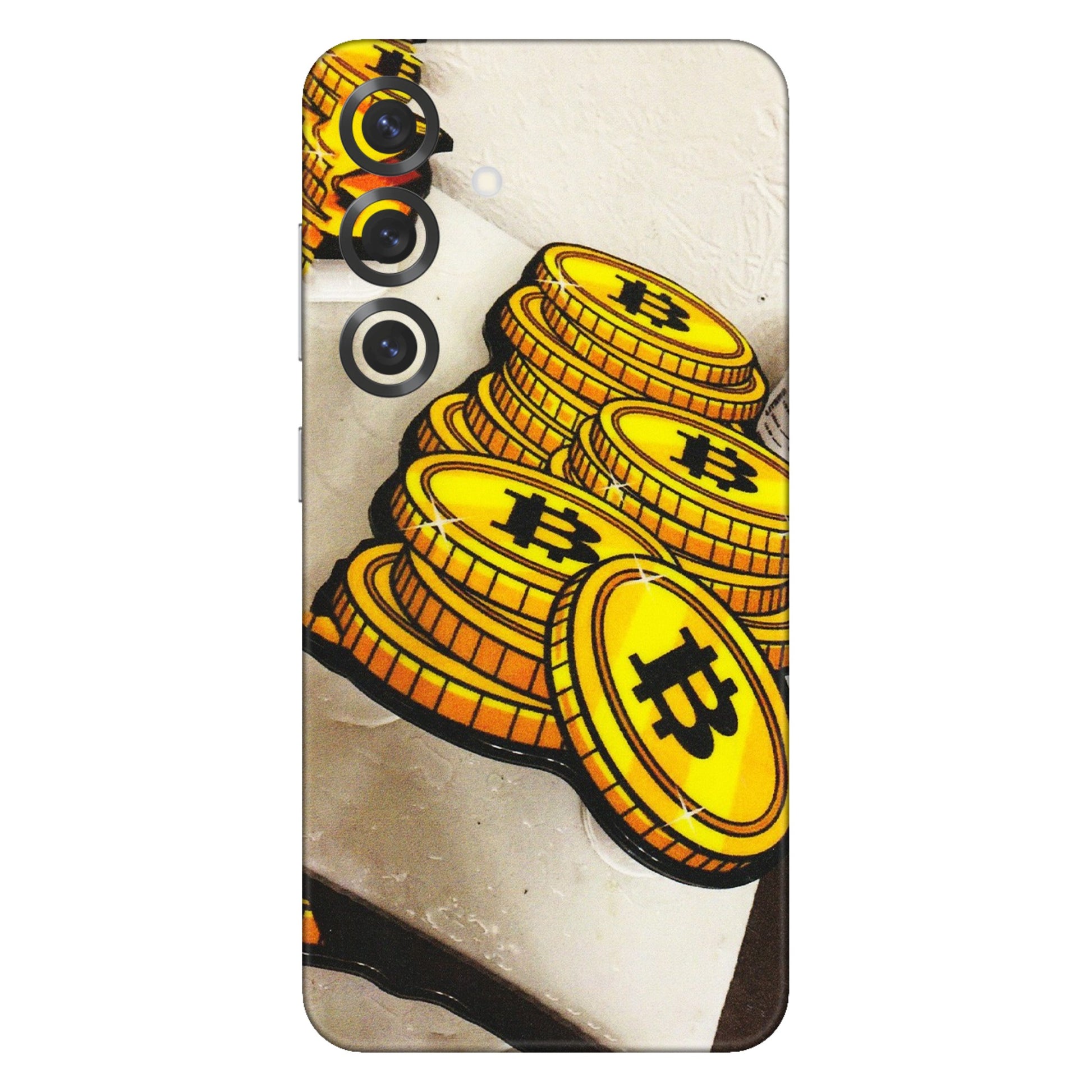 Samsung A/S Series Phone Skins (All Models) - Billionaire Bitcoin Collection - Matte Finish (M-92) Samsung Galaxy S25 Plus