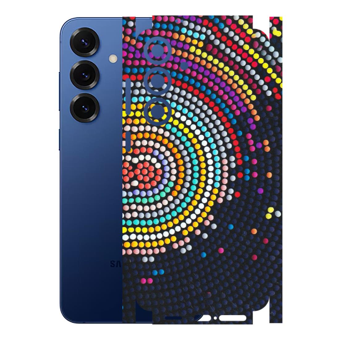 Samsung A/S Series Phone Skins (All Models) - Rainbow Dot Mandala - Matte Finish (M-97) Samsung Galaxy S25 Plus