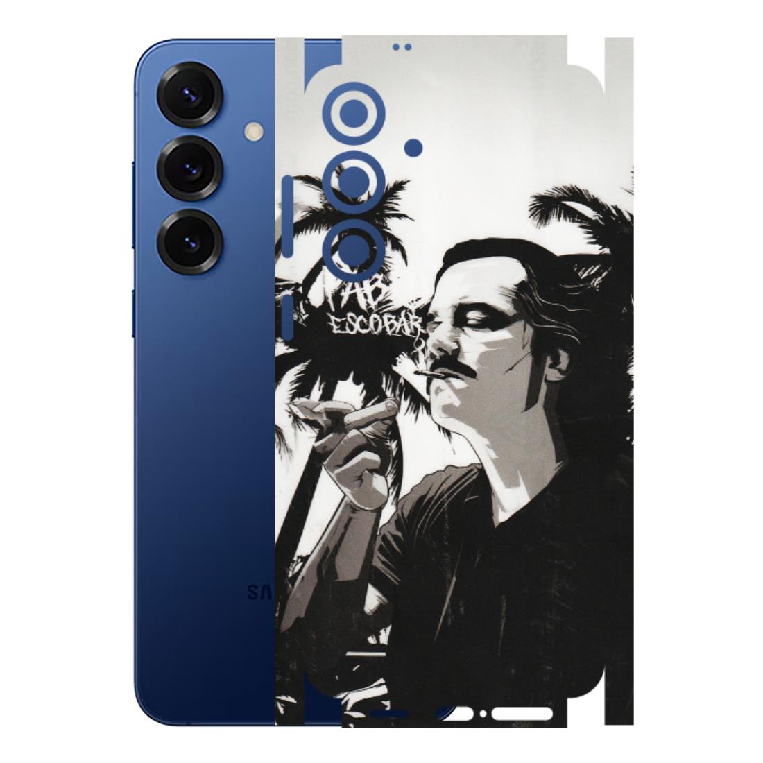 Samsung A/S Series Phone Skins (All Models) - Pab Escobar - Transparent Finish (T-05) Samsung Galaxy S25 Plus