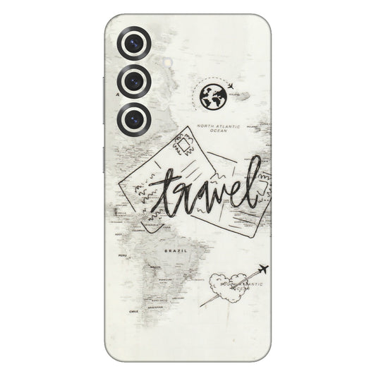 Samsung A/S Series Phone Skins (All Models) - Travel Ticket - Transparent Finish (T-06) Samsung Galaxy S25 Plus