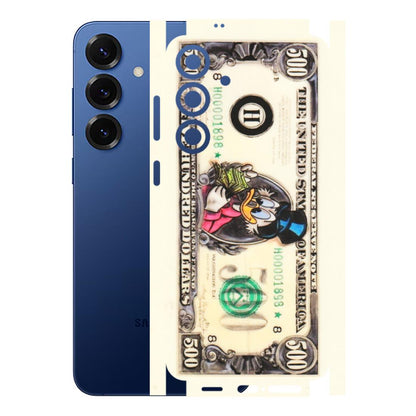 Samsung A/S Series Phone Skins (All Models) - Five Hundred Dollar Duck - Transparent Finish (T-15) Samsung Galaxy S25 Plus