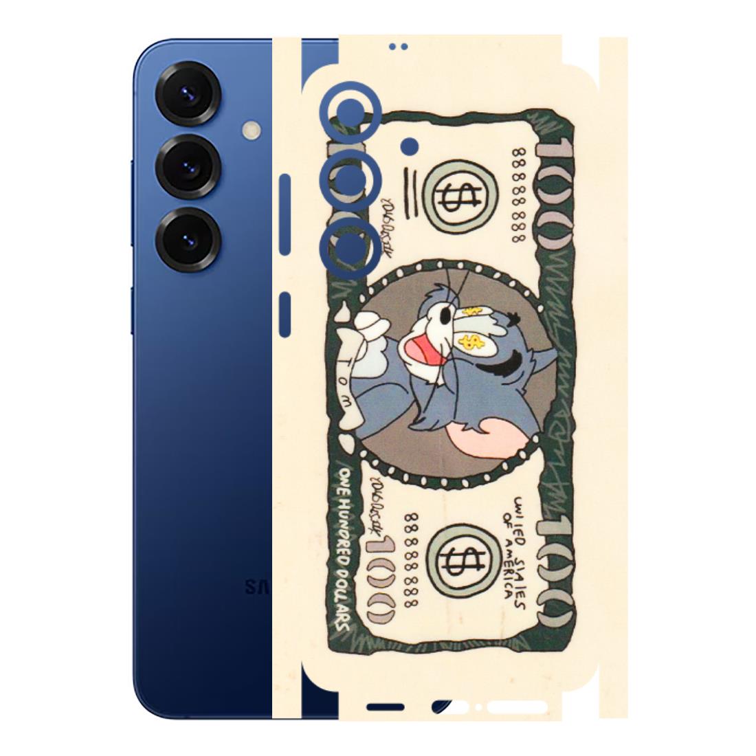 Samsung A/S Series Phone Skins (All Models) - One Hundred Dollar Tom - Transparent Finish (T-16) Samsung Galaxy S25 Plus