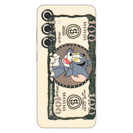 Samsung A/S Series Phone Skins (All Models) - One Hundred Dollar Tom - Transparent Finish (T-16) Samsung Galaxy S25 Plus